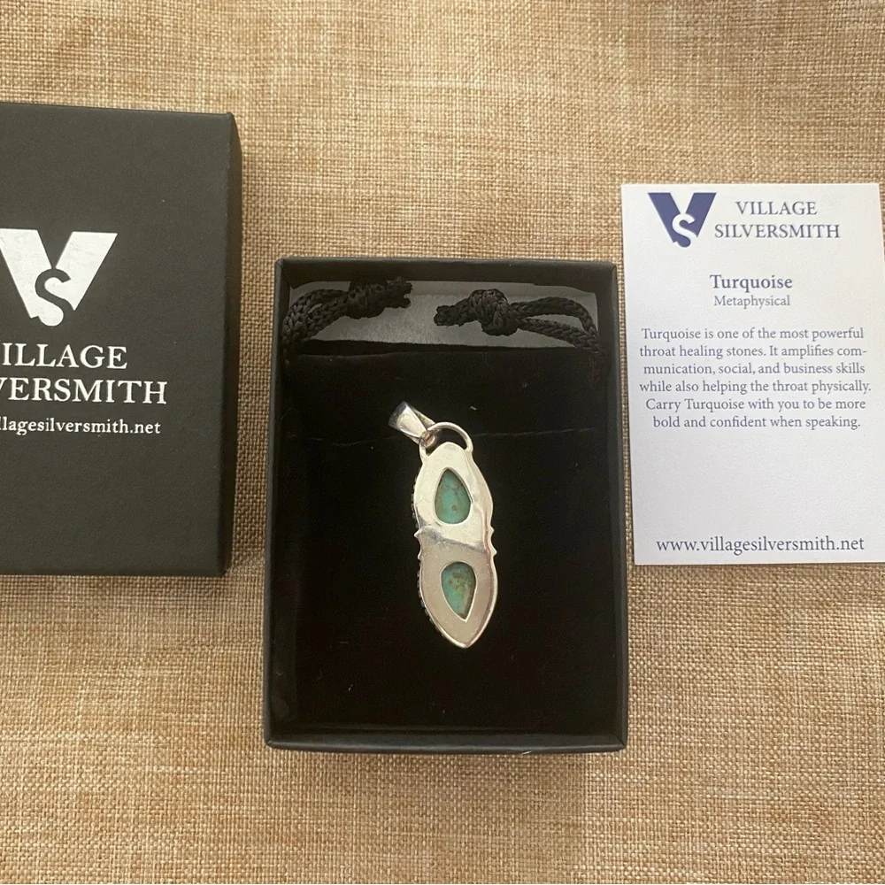 Turquoise Pendant Necklace - Picture 2 of 2